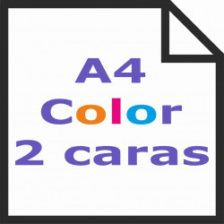 Impresión A4 Color 2 caras